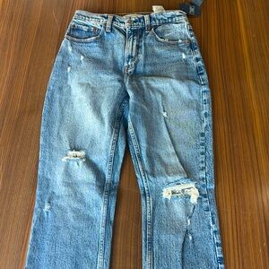 Abercrombie ripped jeans